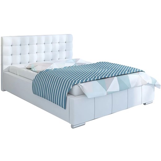 Pikowane łóżko ze schowkiem 180x200 Elber 2X - 36 kolorów Elior One Size Edinos.pl