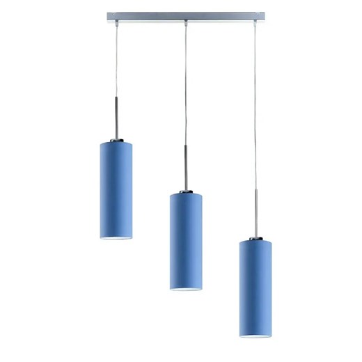 Lampa wisząca z abażurami na srebrnym stelażu - EX385-Bornex - 18 kolorów Lumes One Size Edinos.pl wyprzedaż