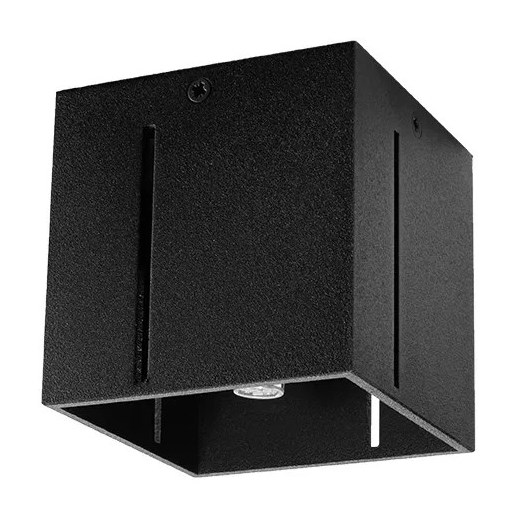 Czarny minimalistyczny plafon kwadrat - EX511-Pixan Lumes One Size Edinos.pl