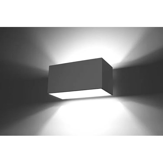 Szary minimalistyczny kinkiet LED - EX529-Quas Lumes One Size Edinos.pl