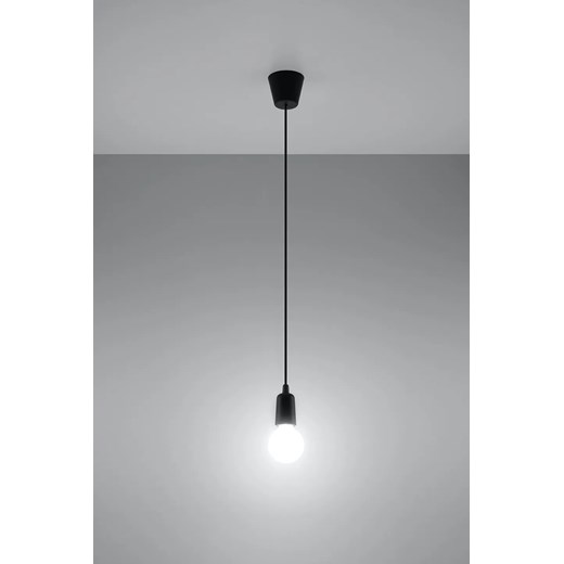 Czarna loftowa lampa wisząca zwis - EX541-Diegi Lumes One Size Edinos.pl