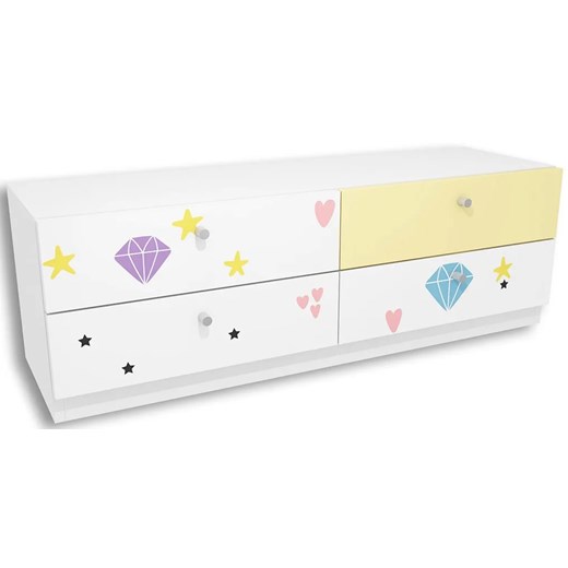 Komoda dla dziecka z szufladami Lili 8X - 3 kolory Elior One Size Edinos.pl