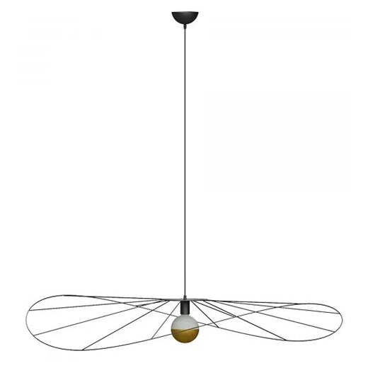 Czarna industrialna lampa wisząca 70 cm - EX599-Eskolo ze sklepu Edinos.pl w kategorii Lampy wiszące - zdjęcie 172319201