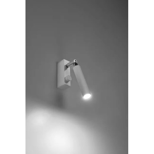 Biały kinkiet tuba z regulacją - EX718-Eyetes Lumes One Size Edinos.pl