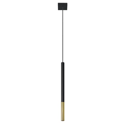 Czarno-złota pojedyncza lampa wisząca - EX719 W1-P11 ze sklepu Edinos.pl w kategorii Lampy wiszące - zdjęcie 172319271