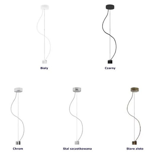 Pojedyncza lampa wisząca na czarnym stelażu - EX837-Boloniv - 5 kolorów Lumes One Size Edinos.pl