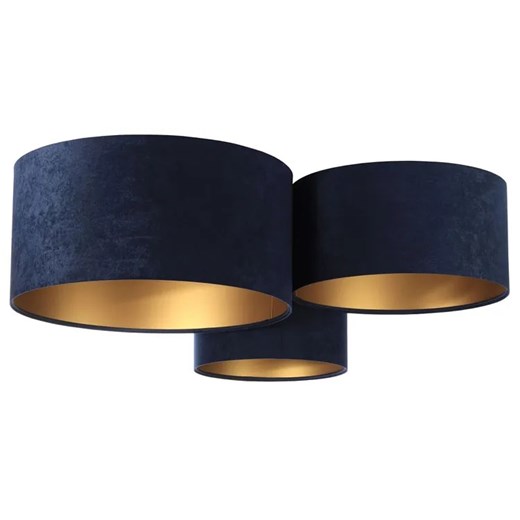 Granatowo-złoty plafon w stylu glamour - EXX49-Galis Lumes One Size Edinos.pl