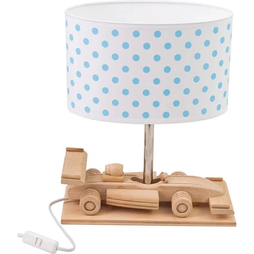 Biało-niebieska lampka nocna dziecięca auto - S191-Texan Lumes One Size Edinos.pl