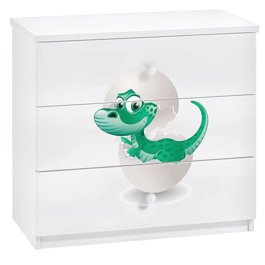 Komoda dziecięca z szufladami dino - Happy 10X Elior One Size Edinos.pl