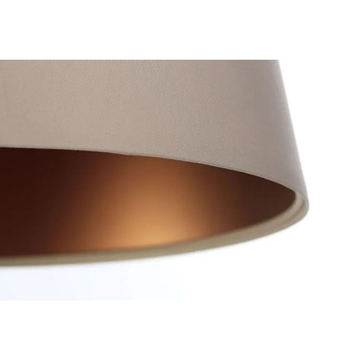 Kremowo-miedziana lampa wisząca z abażurem - S405-Arva Lumes One Size Edinos.pl