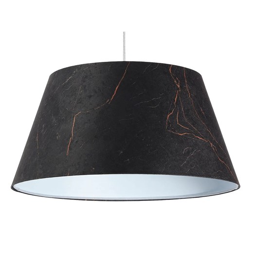 Czarna lampa wisząca welurowa dzwon - S411-Najra Lumes One Size Edinos.pl