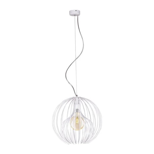 Biała druciana lampa wisząca kula - 4X S541 T2-A98 ze sklepu Edinos.pl w kategorii Lampy wiszące - zdjęcie 172320540