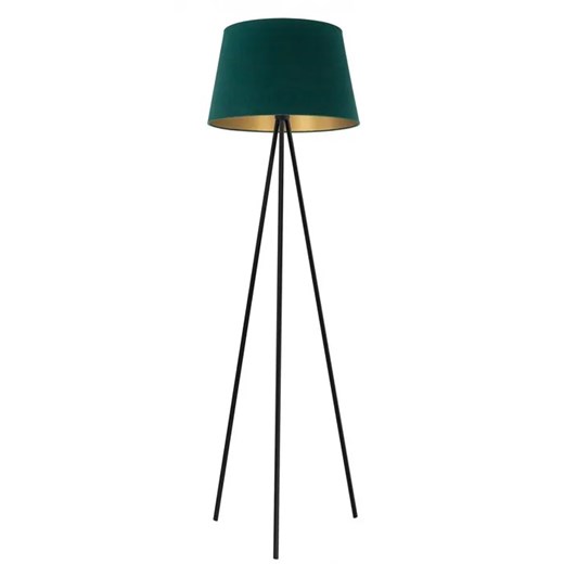 Zielona lampa podłogowa trójnóg - S702-Zavo ze sklepu Edinos.pl w kategorii Lampy podłogowe - zdjęcie 172320841