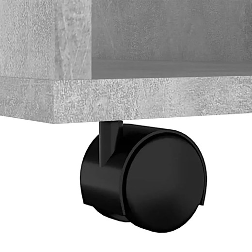 Kontener biurkowy w kolorze szarego betonu - Ivrea 10X Elior One Size Edinos.pl