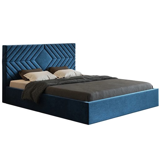 Tapicerowane łóżko 120x200 Clemont 4X - 36 kolorów ze sklepu Edinos.pl w kategorii Łóżka i materace - zdjęcie 172321230