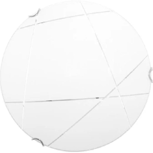Szklany plafon z białym kloszem 30 cm - S933-Ravis Lumes One Size Edinos.pl promocja