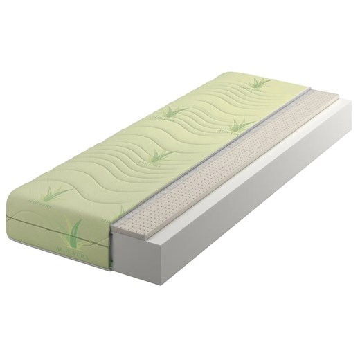 Materac piankowo-lateksowy z pokrowcem aloe vera 140x200 L5-N35 ze sklepu Edinos.pl w kategorii Łóżka i materace - zdjęcie 172321911