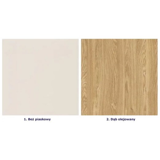 Kuchenna szafka z suszarką 80 cm beż piaskowy - Skania 34X Elior One Size Edinos.pl