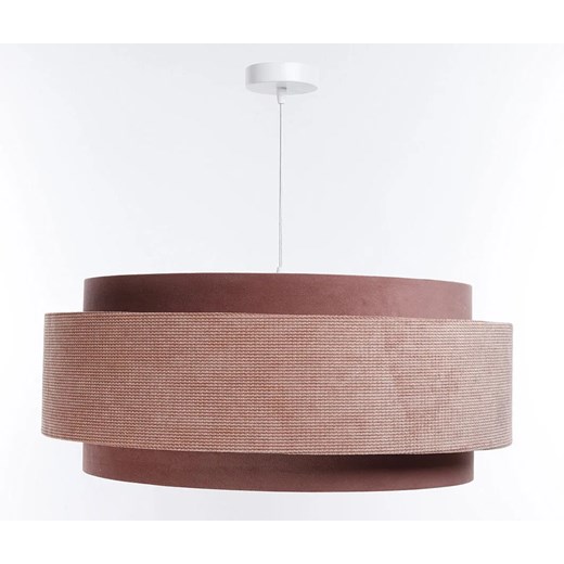 Różowa lampa wisząca z podwójnym abażurem - 5X A353 M5-T62 ze sklepu Edinos.pl w kategorii Lampy wiszące - zdjęcie 172322102