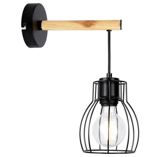 Czarny kinkiet - K296-Anges Lumes One Size Edinos.pl