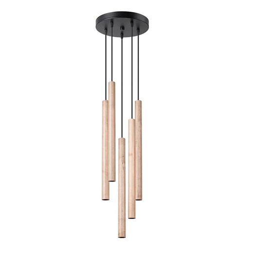 Drewniana loftowa lampa wisząca sople - A382 R5-L16 ze sklepu Edinos.pl w kategorii Lampy wiszące - zdjęcie 172322841