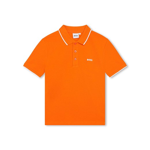Hugo Boss Kids Koszulka polo w kolorze pomarańczowym 110 okazyjna cena Limango Polska