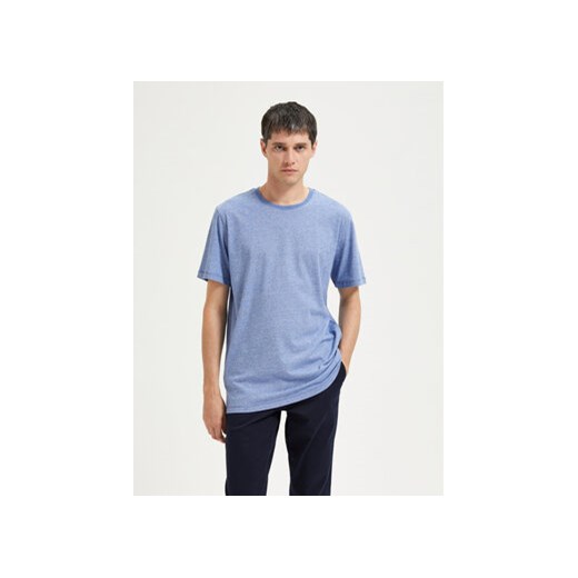 Selected Homme T-Shirt 16087843 Niebieski Regular Fit ze sklepu MODIVO w kategorii T-shirty męskie - zdjęcie 172325434