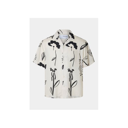 Selected Homme Koszula Slhrelax-Rajesh 16091066 Biały Relaxed Fit ze sklepu MODIVO w kategorii Koszule męskie - zdjęcie 172325500