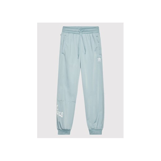 adidas Spodnie dresowe Graphic Print HL6883 Niebieski Relaxed Fit ze sklepu MODIVO w kategorii Spodnie chłopięce - zdjęcie 172325501