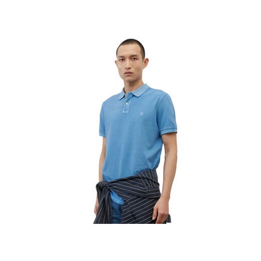 Marc O'Polo Polo M22226653000 Niebieski Regular Fit ze sklepu MODIVO w kategorii T-shirty męskie - zdjęcie 172325520