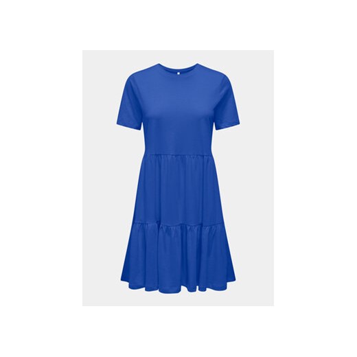 ONLY Sukienka codzienna May 15286934 Niebieski Regular Fit ze sklepu MODIVO w kategorii Sukienki - zdjęcie 172325631