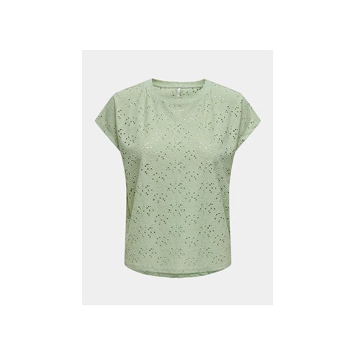ONLY Bluzka Smilla 15231005 Zielony Regular Fit ze sklepu MODIVO w kategorii Bluzki damskie - zdjęcie 172325732