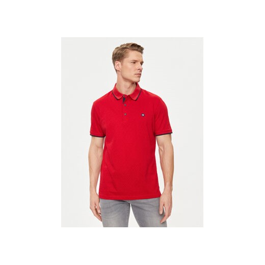 Pierre Cardin Polo C5 21274.2098 Czerwony Regular Fit ze sklepu MODIVO w kategorii T-shirty męskie - zdjęcie 172325810