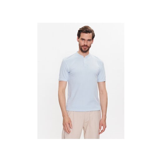 CINQUE Polo Cilano 2935 Błękitny Shaped Fit ze sklepu MODIVO w kategorii T-shirty męskie - zdjęcie 172325870