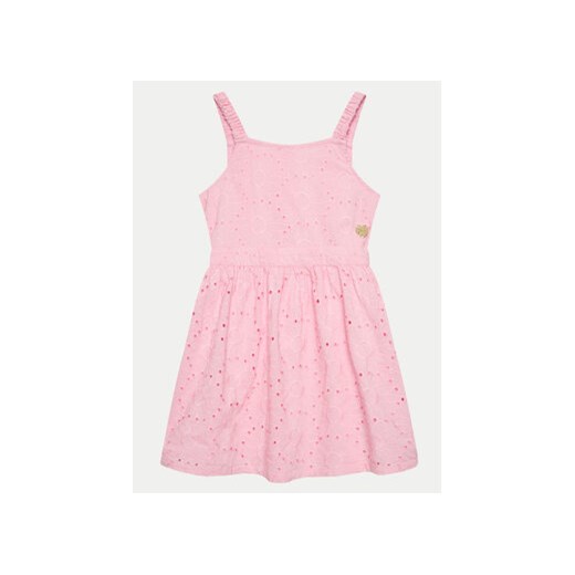 Guess Sukienka elegancka J4GK22 WG5N0 Różowy Regular Fit ze sklepu MODIVO w kategorii Sukienki dziewczęce - zdjęcie 172326650