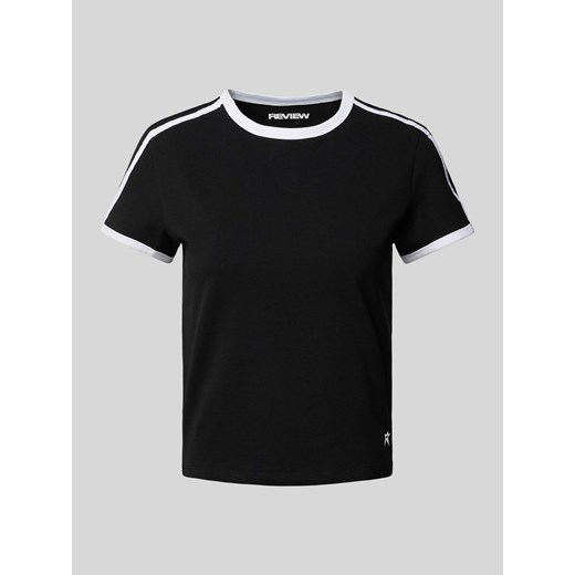 T-shirt z paskami w kontrastowym kolorze ze sklepu Peek&Cloppenburg  w kategorii Bluzki damskie - zdjęcie 172329663