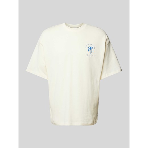 T-shirt o kroju oversized z nadrukiem z logo ze sklepu Peek&Cloppenburg  w kategorii T-shirty męskie - zdjęcie 172329734
