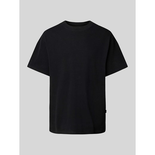 T-shirt z prążkowanym,okrągłym dekoltem model ‘HARVEY’ ze sklepu Peek&Cloppenburg  w kategorii T-shirty męskie - zdjęcie 172329852