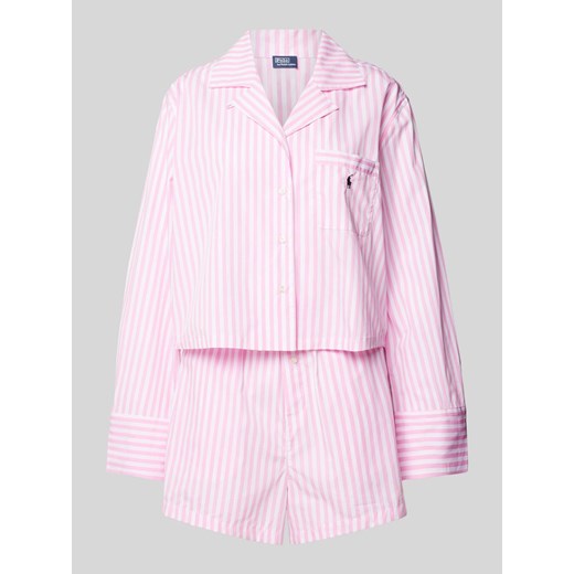 Piżama z wzorem w paski ze sklepu Peek&Cloppenburg  w kategorii Piżamy damskie - zdjęcie 172329891