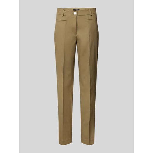 Spodnie materiałowe z lamowanymi kieszeniami ze sklepu Peek&Cloppenburg  w kategorii Spodnie damskie - zdjęcie 172329982
