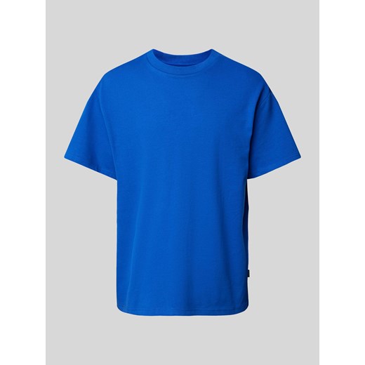 T-shirt z prążkowanym,okrągłym dekoltem model ‘HARVEY’ ze sklepu Peek&Cloppenburg  w kategorii T-shirty męskie - zdjęcie 172330013
