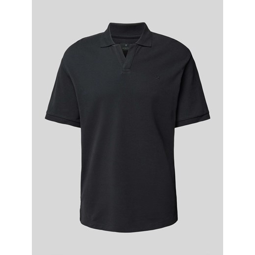 Koszulka polo z prążkowanymi zakończeniami rękawów model ‘BLADON’ ze sklepu Peek&Cloppenburg  w kategorii T-shirty męskie - zdjęcie 172330022