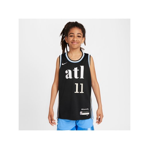 Koszulka dla dużych dzieci Nike Dri-FIT NBA Swingman Trae Young Atlanta Hawks City Edition 2023/24 - Czerń ze sklepu Nike poland w kategorii T-shirty chłopięce - zdjęcie 172330192