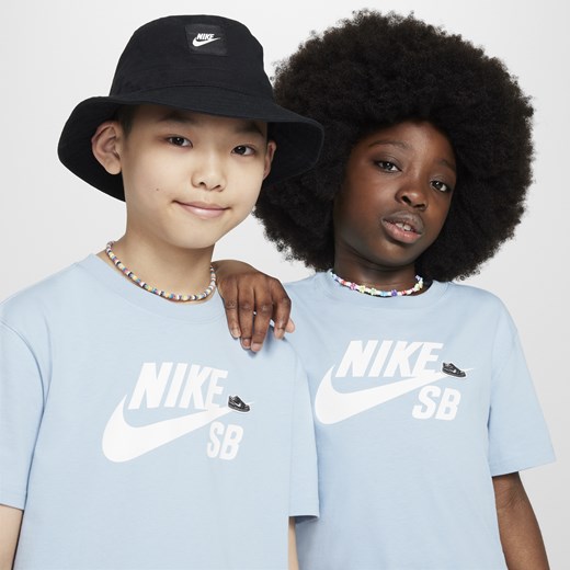 T-shirt dla dużych dzieci Nike SB - Niebieski Nike S Nike poland