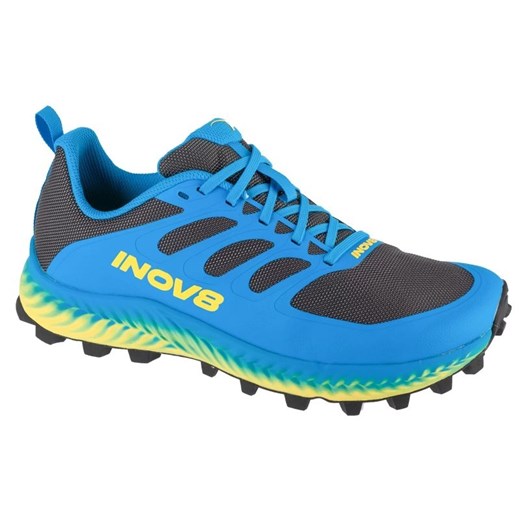 Buty do biegania Inov-8 MudTalon M 001144-DGBLYW-P-001 niebieskie ze sklepu ButyModne.pl w kategorii Buty sportowe męskie - zdjęcie 172331034