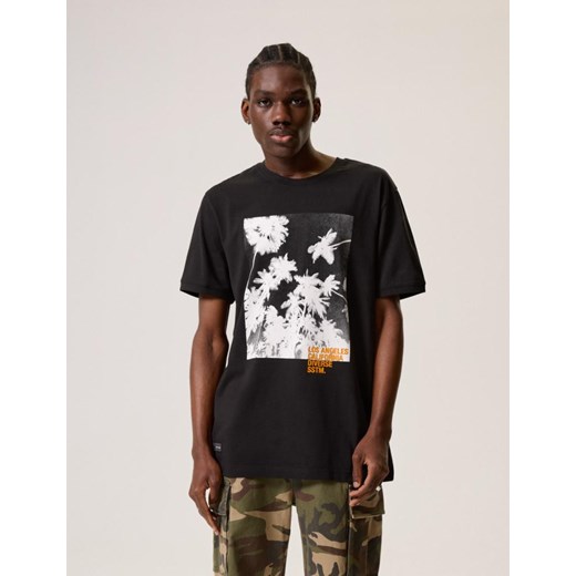 Koszulka JACK PHOTO Czarny M ze sklepu Diverse w kategorii T-shirty męskie - zdjęcie 172332304