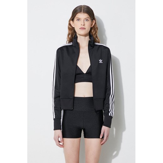 adidas Originals bluza Adicolor Classics Firebird IL8764 damska kolor czarny z aplikacją IL8764IL8764 ze sklepu PRM w kategorii Bluzy damskie - zdjęcie 172332560