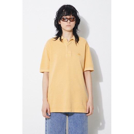 Lacoste polo bawełniane kolor pomarańczowy gładki PH3450 S0I ze sklepu PRM w kategorii T-shirty męskie - zdjęcie 172332610