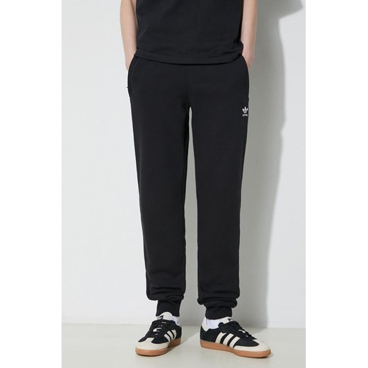 adidas Originals spodnie dresowe bawełniane kolor czarny gładkie IA6479 ze sklepu PRM w kategorii Spodnie damskie - zdjęcie 172332992
