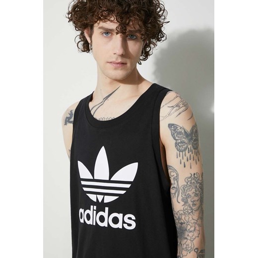 adidas Originals t-shirt bawełniany kolor czarny IA4811-BLACK ze sklepu PRM w kategorii T-shirty męskie - zdjęcie 172333052